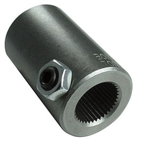 Borgeson 313700 Steering Coupler Steel 3/4-48 X 3/4 Smooth Bore