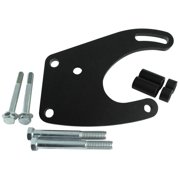 Borgeson 802409 Power Steering Pump Bracket; Painted Black Steel; Saginaw Style Pump; Incl. Hardware; Fits select 1966-1968,1969-1970 FORD MUSTANG