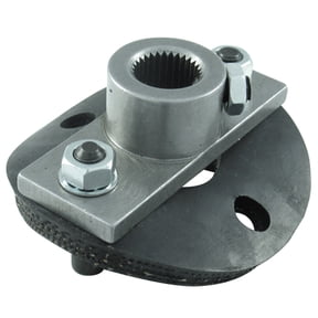 Borgeson 990016 Steering Coupler; 1/2 Rag Joint; Fits 11/16 in. -36 Spline; Incl. Steering Box Side And Rubber Disc w/Hardware;