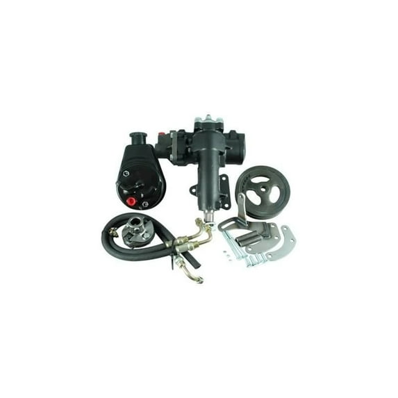 Borgeson 999017 Power Steering Box Delphi 600 12.7 to 1 Ratio Brackets Joints Lines Pump - Iron Fits select: 1969-1982 CHEVROLET CORVETTE