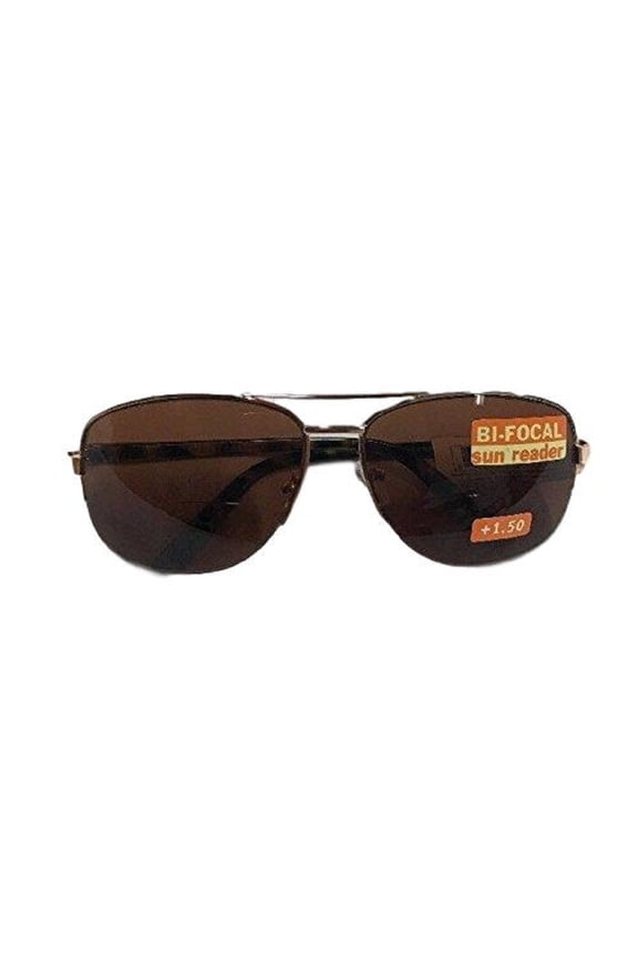 Bifocal Sun Reader Aviator Gold +2.50