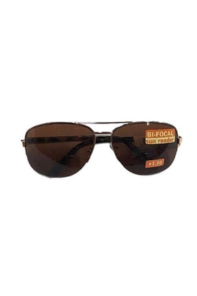 Bifocal Sun Reader Aviator Semi'Rimless +1.50