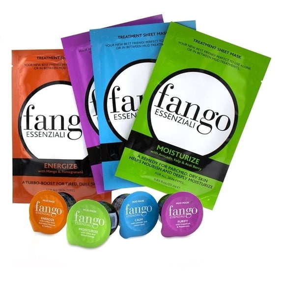 Borghese The Fango Essenziali Collection (4x Sheet Mask 25ml/0.83oz  4x Mud Mask 25g/0.89oz)