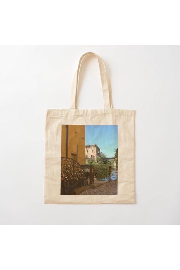 Borghetto Canvas Tote Bags, Reusable Shopping Bag