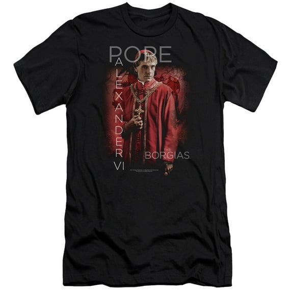 Borgias - Pope Alexander Vi - Premium Slim Fit Short Sleeve Shirt - Medium