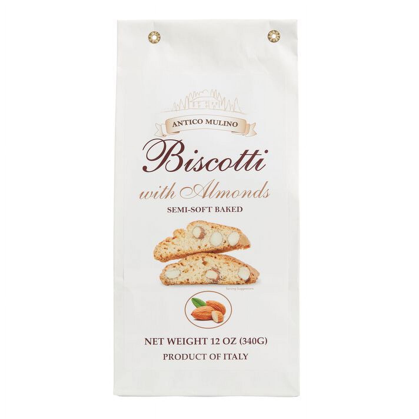 Borgo de' Medici Antico Mulino Almond Biscotti 12 oz Pack of 3