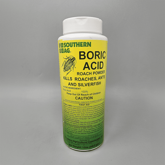 Boric Acid Roach Powder - 12 oz Bottle by Southern Ag