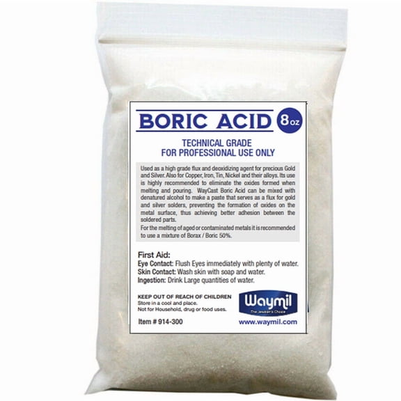 Boric Acid Powder Prevent Oxidation During Soldering Jewelry Casting 8 Oz