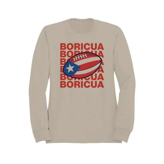 Boricua Football Pride Graphic Men's Sweatshirt