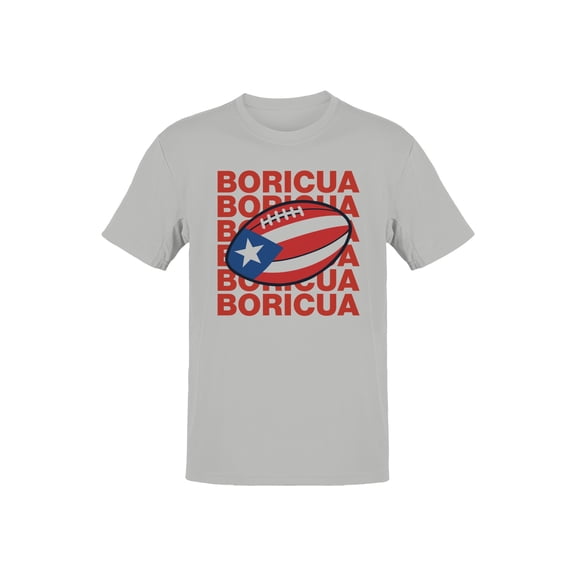 Boricua Football Pride Graphic Men's T-shirt