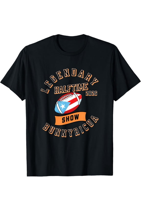 Boricua Pride The Halftime Show Football Puerto Rico Flag T-Shirt