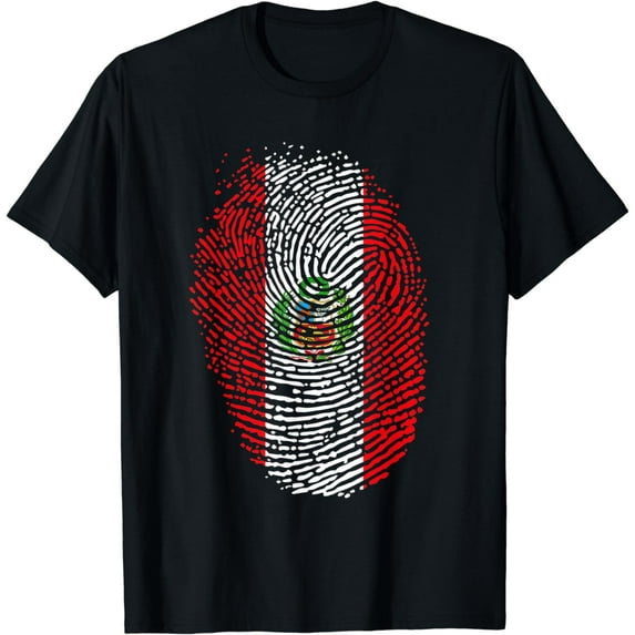 Boricua and Barbados Fingerprint Puerto Rican Bajan Roots T-Shirt mens t shirt,black,women,funny,misfits,men,journey