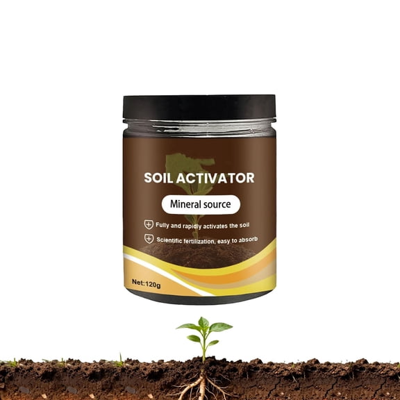 Borikise Soil Activator for Plants Premium Potting Seedling Compost Enrichment For Garden Rooting And Faster Growth 120g Pack