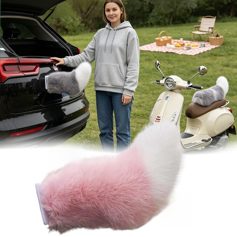 Borikise Wagging Tail for Car Remote-Controlled Electric Tail Adds Fun Motion to Vehicle Exterior, Universal Fit for Cars and Trucks