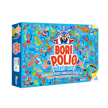Boripolio a board game to discover Puerto Rico