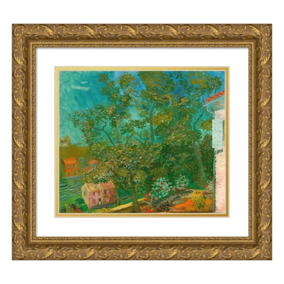 Boris Grigoriev 17x15 Gold Ornate Wood Frame and Double Matted Museum Art Print Titled - The South of France