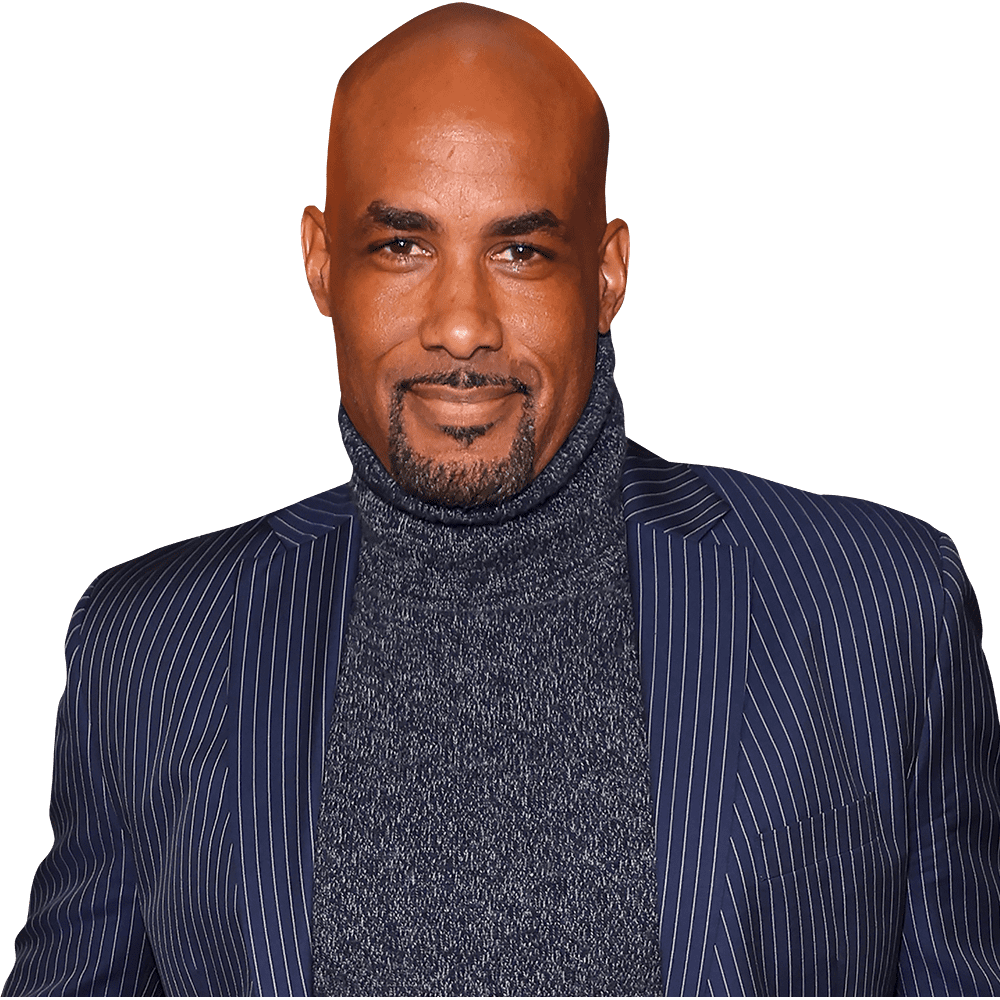 Boris Kodjoe (Blue Suit) Half Body Buddy Cutout Walmart