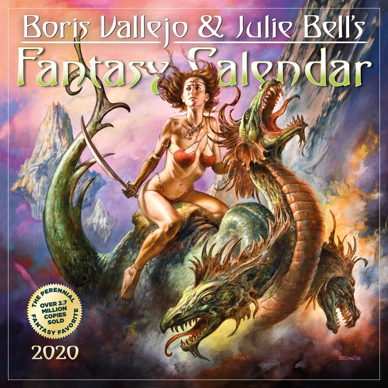 Boris Vallejo & Julie Bell's Fantasy Wall Calendar 2020 (Other) - Walmart.com boris-vallejo-julie-bell-s-fantasy-wall-calendar-2020-other-walmart-com