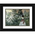 thumbnail image 1 of Borisov-Musatov, Viktor E. 18x14 Black Ornate Wood Framed with Double Matting Museum Art Print Titled - Spring, 1 of 4