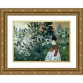 thumbnail image 1 of Borisov-Musatov, Viktor E. 18x14 Gold Ornate Wood Framed with Double Matting Museum Art Print Titled - Spring, 1 of 4