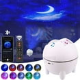 thumbnail image 1 of Boriyuan LED Galaxy Projector Lamp Starry Sky Night Light, Ocean Moon Star Speaker Remote, 1 of 10