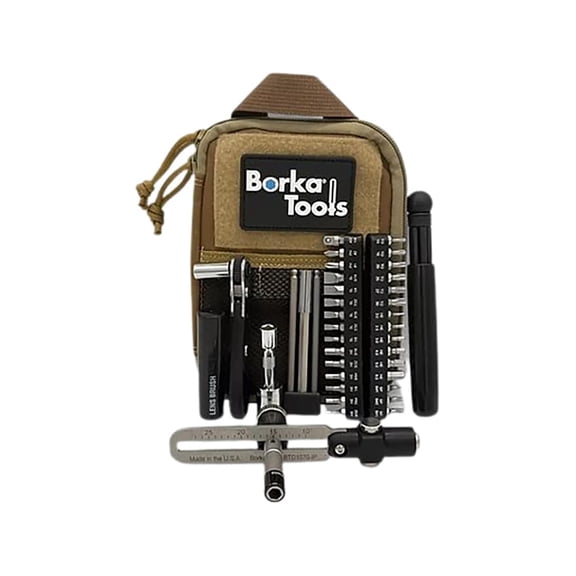 Borka Tools Standard Torque Driver Kit with Extension Bit Set and Emergency Cleaning Rod