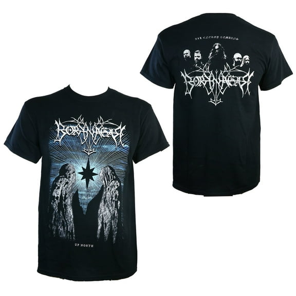 Borknager Men's Up North T-Shirt Black 2X-Large | Officially Licensed Merchandise