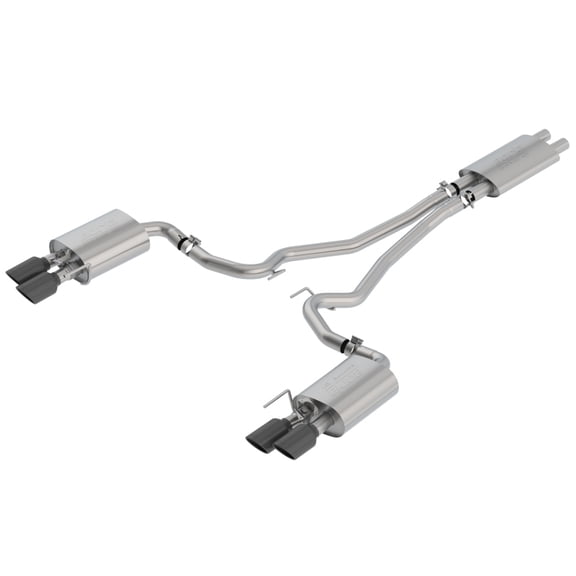 Borla 1014045CF Cat-Back Dual Split Rear Exit Exhaust System Kit
