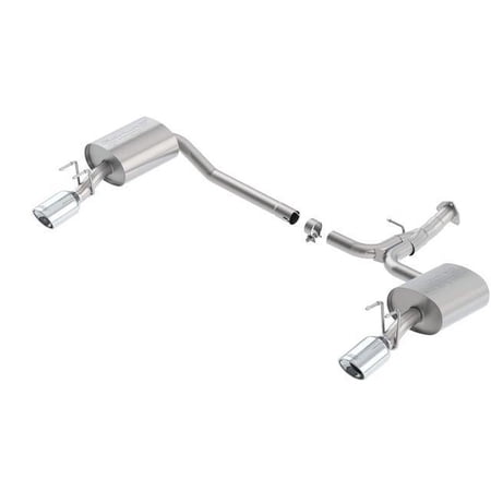 Borla 11949 S-Type Axle-Back Exhaust System Fits 16-17 Accord Fits select: 2016-2017 HONDA ACCORD