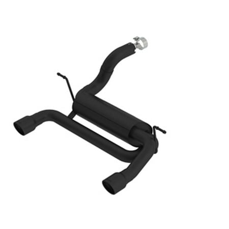 Borla 18-19 Jeep Wrangler JL/JLU 2.0L 4Cyl 2DR/4DR Touring Axle Back Exhaust w/ 3.5in Tips - Black