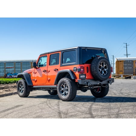 Borla 11964 Axle-Back Exhaust System with Split Rear Exit for Turbo Wrangler Jl & Jlu 2018 2019