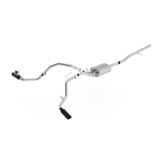 Borla 140545BC S-Type Cat-Back Exhaust System Fits select: 2014-2018 CHEVROLET SILVERADO, 2014-2018 GMC SIERRA