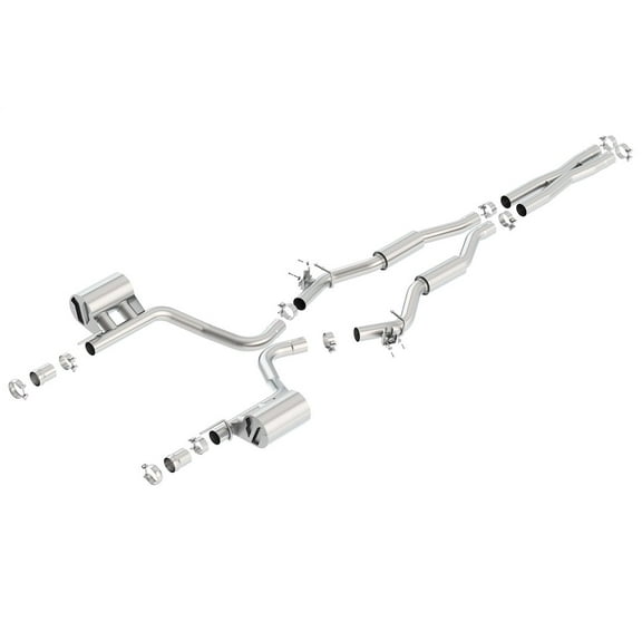 Borla 140677 S-Type Cat-Back Exhaust System Fits 15-19 Challenger Fits select: 2015-2022 DODGE CHALLENGER
