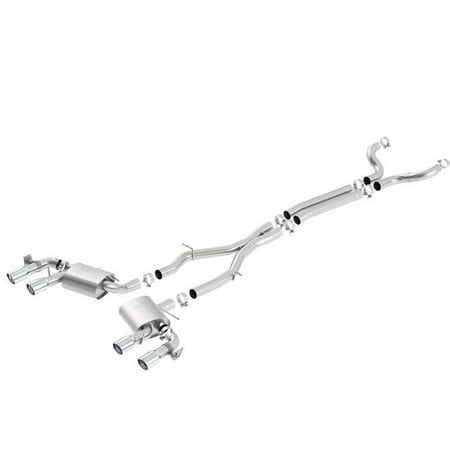 Borla 140727 ATAK Cat-Back Exhaust System Fits 17-21 Camaro Fits select: 2017-2020 CHEVROLET CAMARO SS, 2021-2023 CHEVROLET CAMARO ZL1