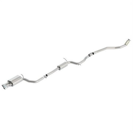 Borla 140733 Cat-Back Single Dual Straight Driver Side Rear Exit Exhaust System Kit