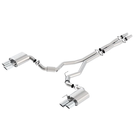 Borla 140745 Cat-Back Dual Split Rear Exit Exhaust System Kit