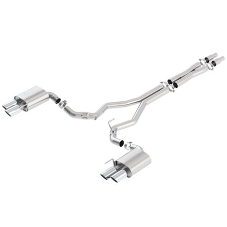 Borla 140746 ATAK Cat-Back Exhaust System Fits 18-21 Mustang Fits select: 2018-2022 FORD MUSTANG