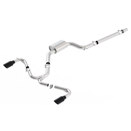 Borla 140750BC Cat-Back Single Split Rear Exit Exhaust System Kit
