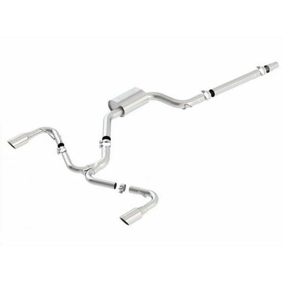 Borla 140751 S-Type Cat-Back Exhaust System Fits 18-21 GTI Fits select: 2018-2020 VOLKSWAGEN GTI