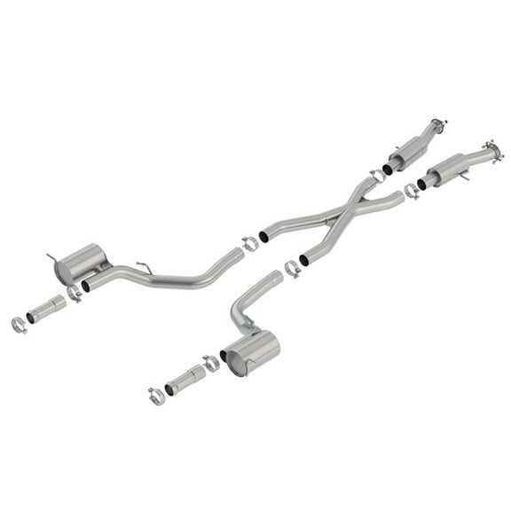 Borla 2018+ Jeep Grand Cherokee TrackHawk 6.2L V8 AWD 3in S-Type CatBack Exhaust (Uses Factory Tips)