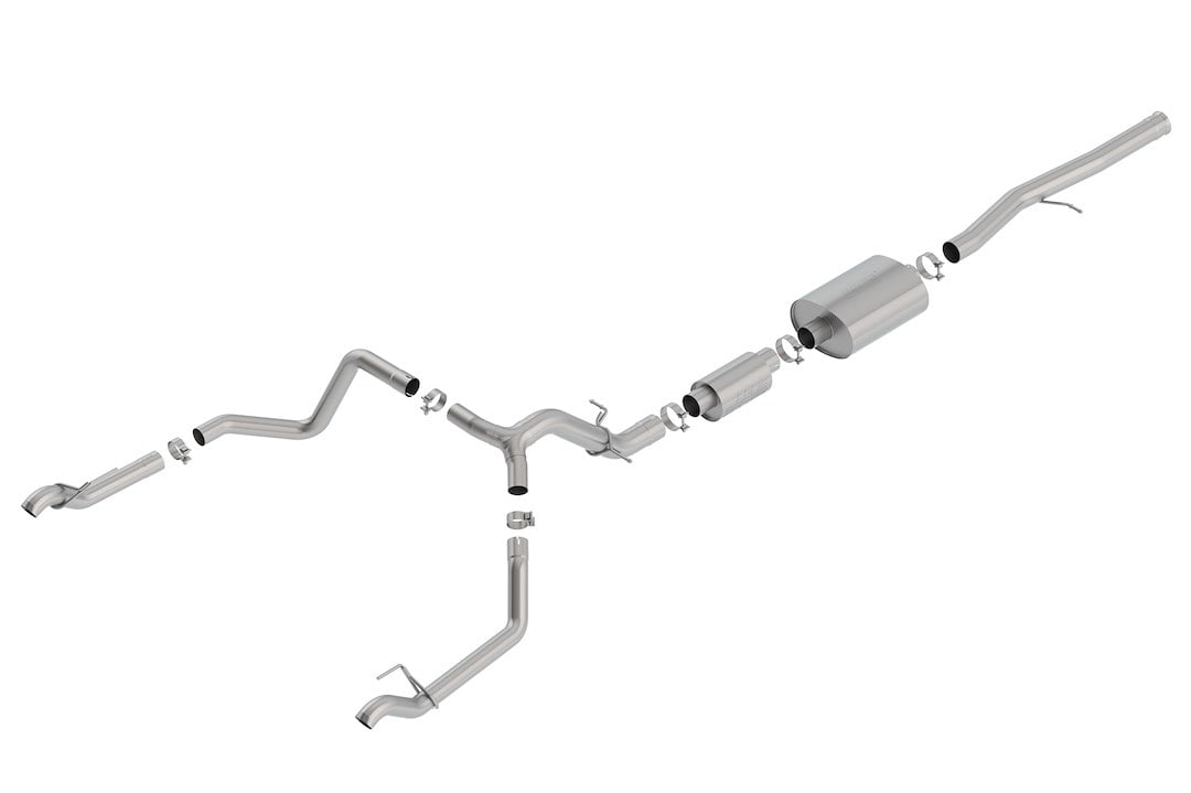 Borla 140773 Cat-Back Single Dual Split Rear Exit Exhaust System Kit