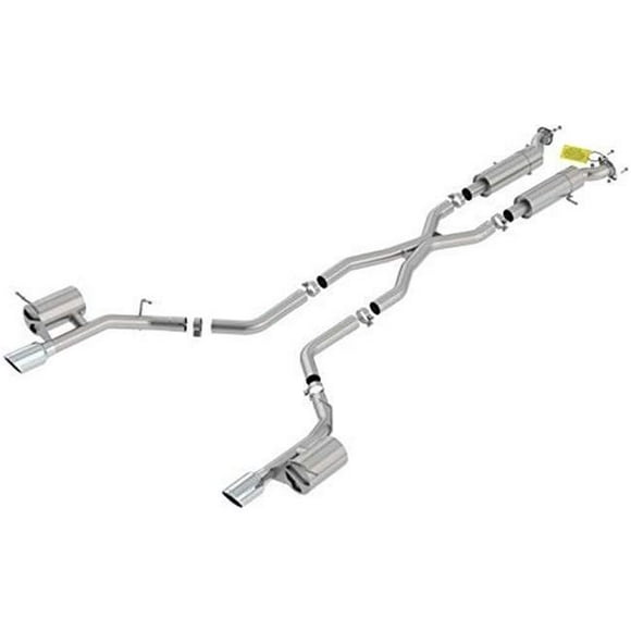 Borla 140791 Cat-Back Dual Split Rear Exit Exhaust System Kit