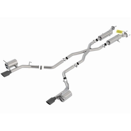 Borla 140791BC S-Type Cat-Back Exhaust System Fits 18-21 Durango Fits select: 2018-2020 DODGE DURANGO SRT, 2021 DODGE DURANGO SRT 392