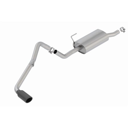 Borla S-Type Cat-Back Exhaust System for 2005-2019 Nissan Frontier 4.0L V6 with Black Chrome Tip