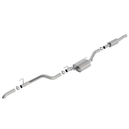 Borla 140810 ATAK ® Series Cat Back System Exhaust System Kit EXHAUST PIPE Fits select: 2020-2022 JEEP GLADIATOR