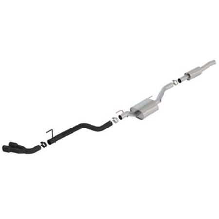 Borla 140813CB ATAK Cat-Back Exhaust System Fits 20-21 Gladiator Fits select: 2020-2022 JEEP GLADIATOR