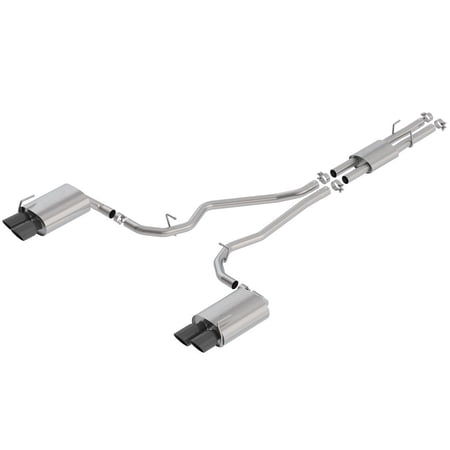Borla 140821BC ATAK Cat-Back Exhaust System Fits 20-21 Aviator Explorer Fits select: 2020-2022 FORD EXPLORER, 2020-2022 LINCOLN AVIATOR
