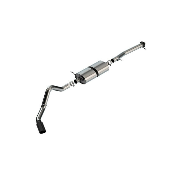 Borla 140833Bc S Type Cat Back Exhaust System Fits select: 2020-2022 CHEVROLET SILVERADO, 2020-2022 GMC SIERRA