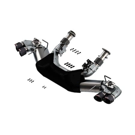 Borla S-Type Cat-Back Exhaust System for Chevrolet Corvette C8 2020-2025 with Dual Carbon Fiber Tips