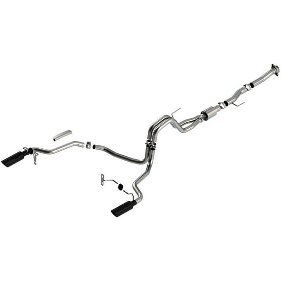 Borla 140869BC ATAK Cat-Back Exhaust System Fits 21 F-150 Fits select: 2021-2023 FORD F150